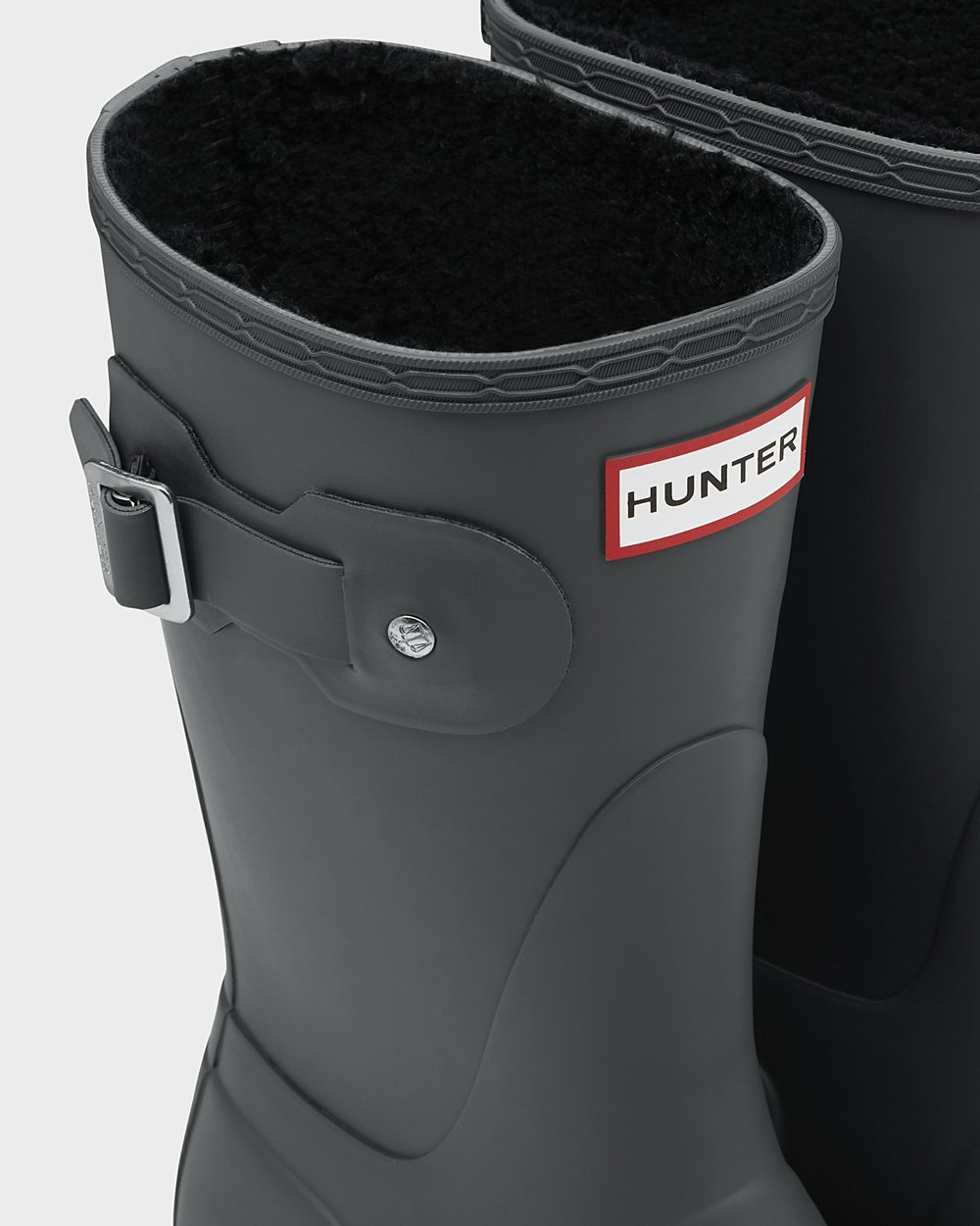 Galochas Curtas Hunter Feminina Verdes Escuro - Original Insulated - 47QSHEKYI